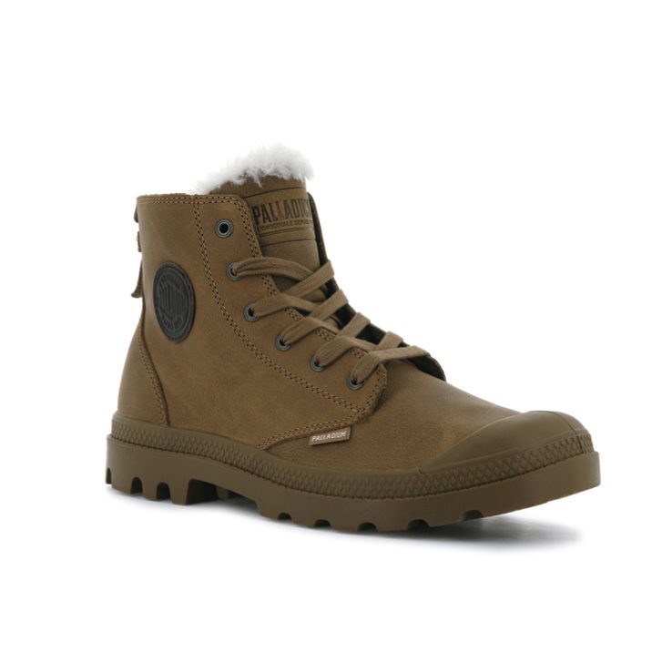 Palladium Pampa Hi Pilot Laarzen Heren Bruin | NL 25ELGYO